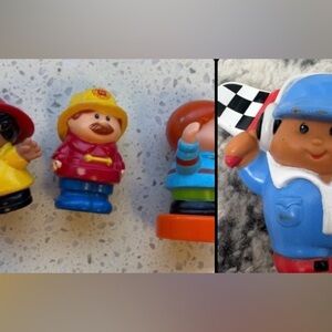 4 Vintage little tikes people